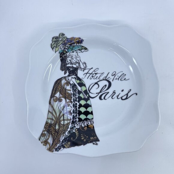 rosanna marie antionette salad luncheon plates set of 4 8" - Picture 5 of 7